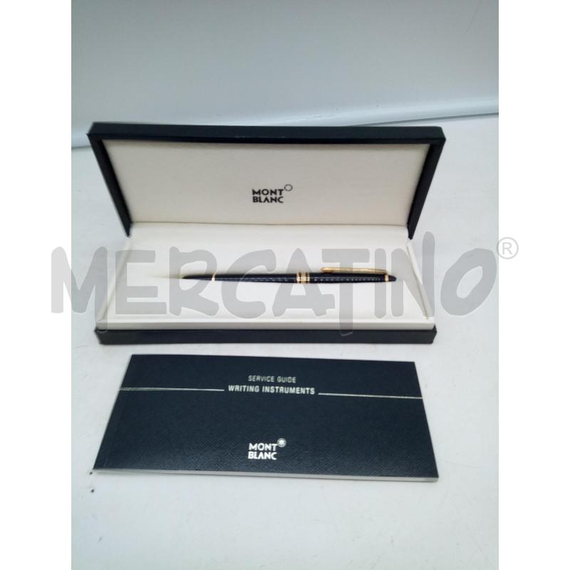 PENNA STILOGRAFICA MONTBLANC NERA ORO PENNINO ORO | Mercatino dell'Usato Roma porta maggiore 2