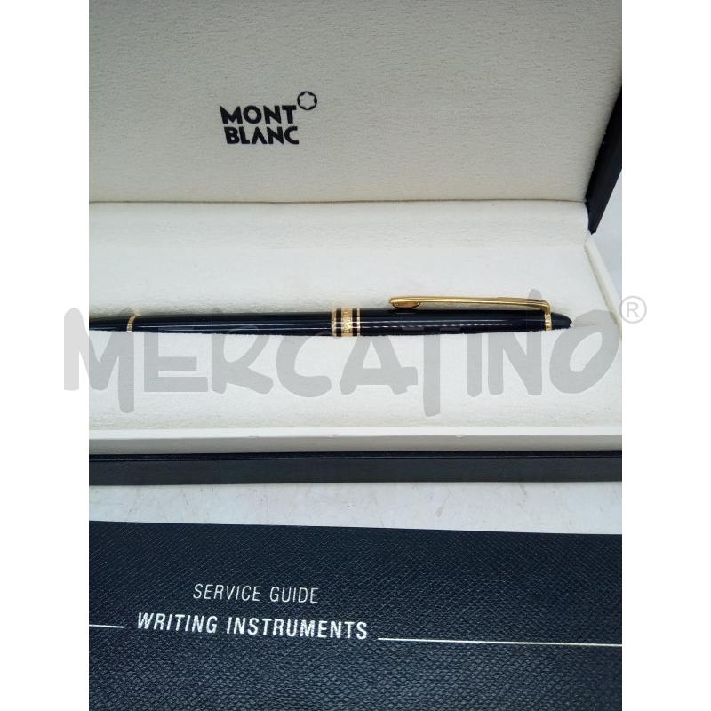 PENNA STILOGRAFICA MONTBLANC NERA ORO PENNINO ORO | Mercatino dell'Usato Roma porta maggiore 3