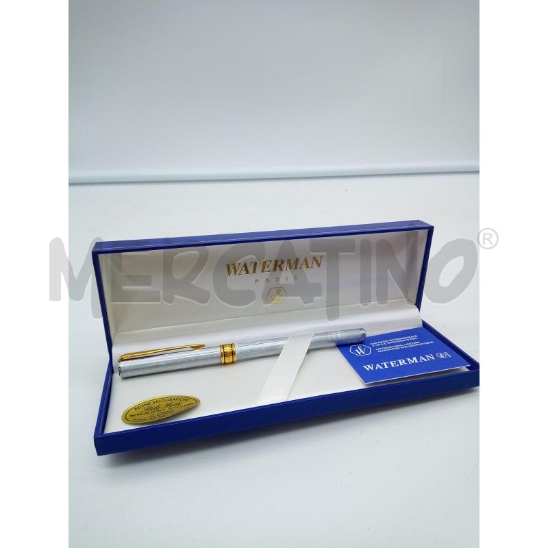 PENNA STILOGRAFICA WATERMANN CROM ORO  | Mercatino dell'Usato Roma porta maggiore 1