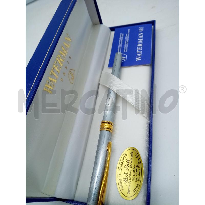 PENNA STILOGRAFICA WATERMANN CROM ORO  | Mercatino dell'Usato Roma porta maggiore 2