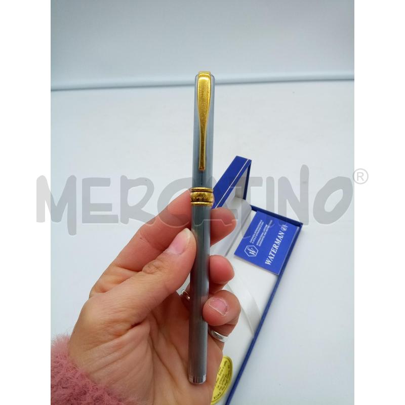 PENNA STILOGRAFICA WATERMANN CROM ORO  | Mercatino dell'Usato Roma porta maggiore 3