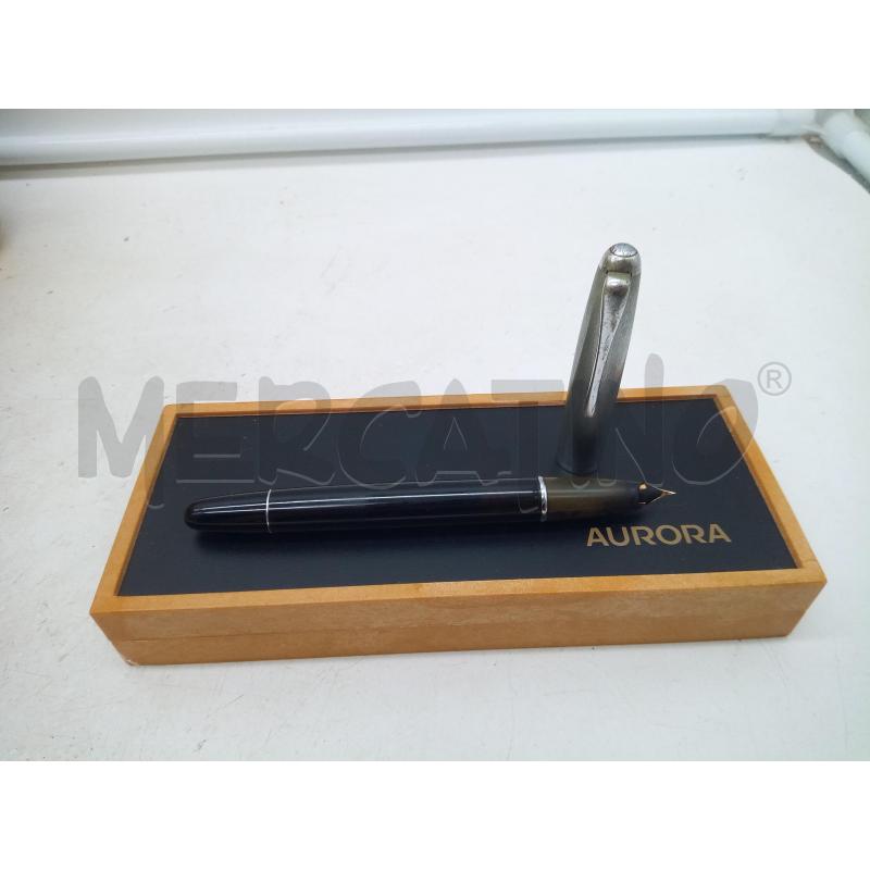 PENNA STILO AURORA 88 NERA MET ARG   | Mercatino dell'Usato Roma porta maggiore 2