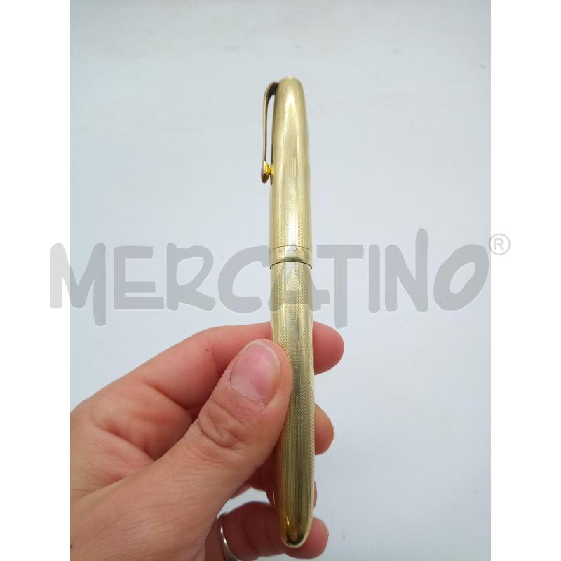 PENNA STILO DORATA STRIATA | Mercatino dell'Usato Roma porta maggiore 2