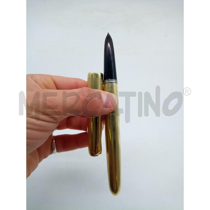 PENNA STILO DORATA STRIATA | Mercatino dell'Usato Roma porta maggiore 3