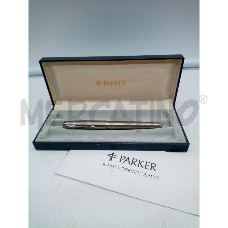 PENNA STILO PARKER SONNET CROMATA | Mercatino dell'Usato Roma porta maggiore 1
