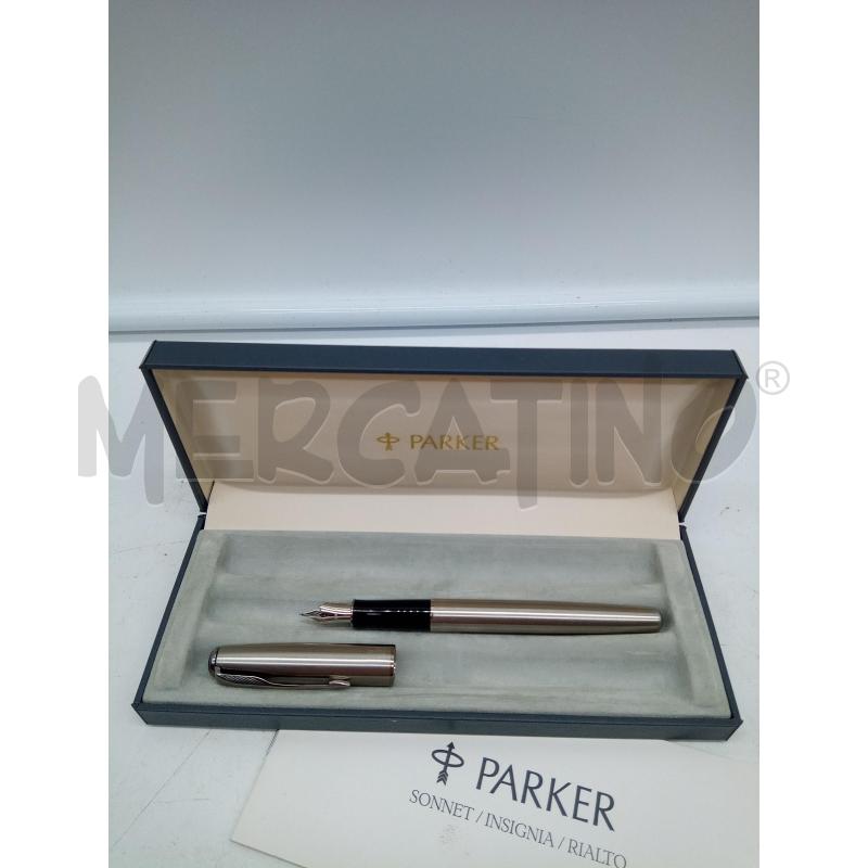 PENNA STILO PARKER SONNET CROMATA | Mercatino dell'Usato Roma porta maggiore 3