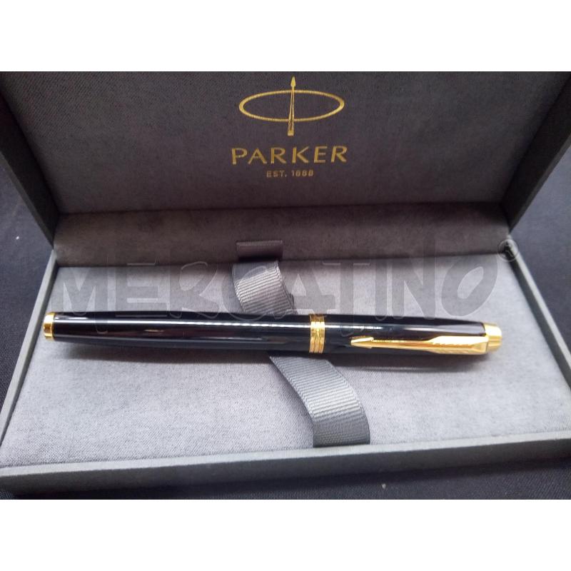 PENNA STILO PARKER SONNET NERA DETT ORO   | Mercatino dell'Usato Roma porta maggiore 1