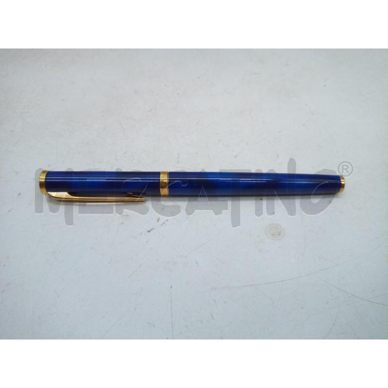 PENNA WATERMAN STILO LACCA BLU DETT DORATI | Mercatino dell'Usato Roma porta maggiore 2