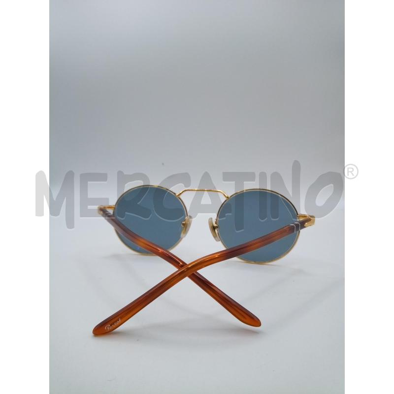 PERSOL OCCHIALI LENTE TONDA MONTATURA DORATA ASTE CARAMELLO | Mercatino dell'Usato Roma porta maggiore 3