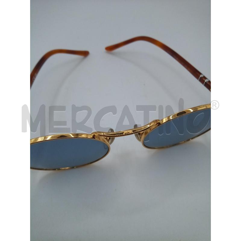 PERSOL OCCHIALI LENTE TONDA MONTATURA DORATA ASTE CARAMELLO | Mercatino dell'Usato Roma porta maggiore 4
