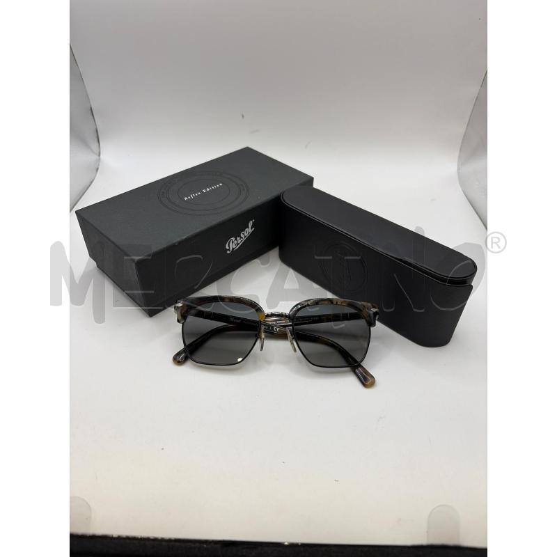 PERSOL OCCHIALI UOMO NERO ACETATO MONT EFF VERDE  | Mercatino dell'Usato Roma porta maggiore 1