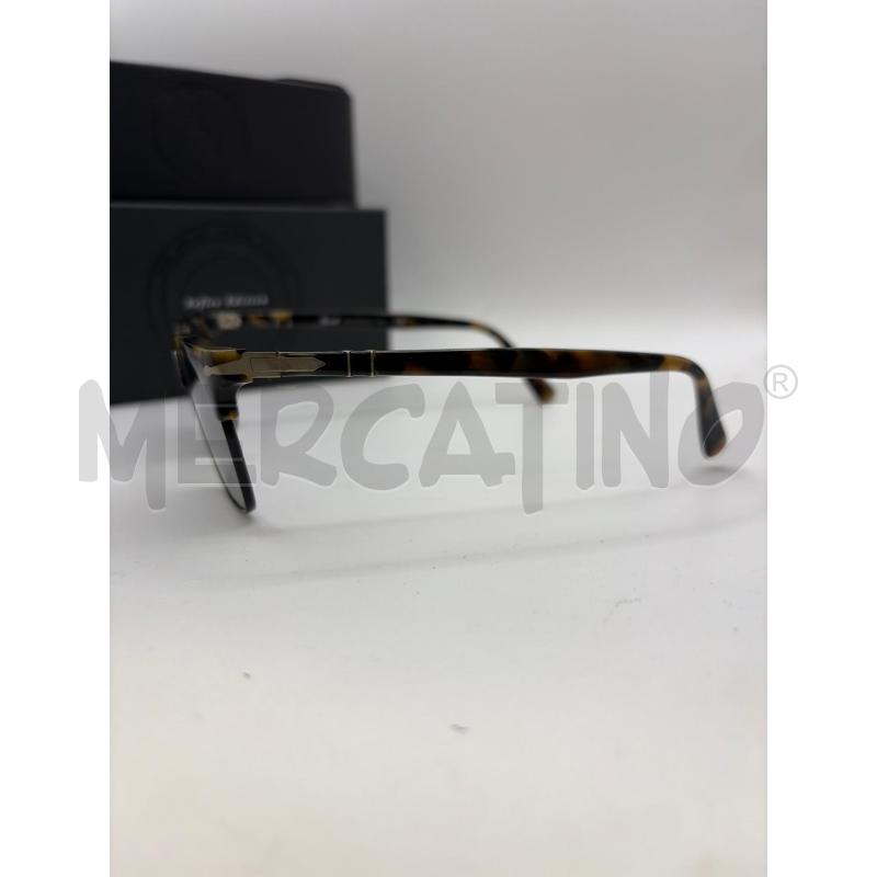 PERSOL OCCHIALI UOMO NERO ACETATO MONT EFF VERDE  | Mercatino dell'Usato Roma porta maggiore 3