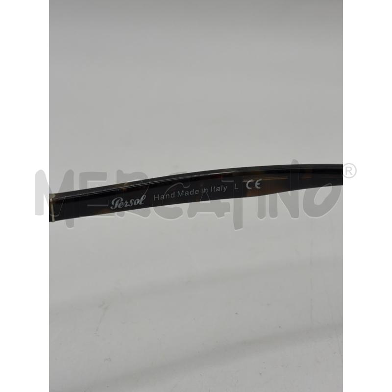 PERSOL OCCHIALI UOMO NERO ACETATO MONT EFF VERDE  | Mercatino dell'Usato Roma porta maggiore 5