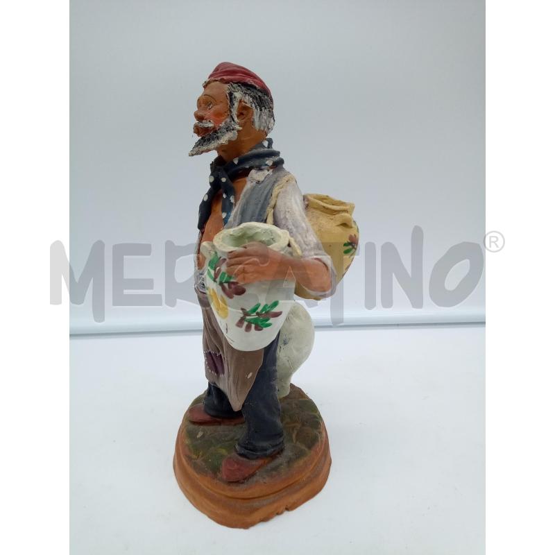 PERSONAGGIO PRESEPE TERRACOTTA SICILIA  | Mercatino dell'Usato Roma porta maggiore 2