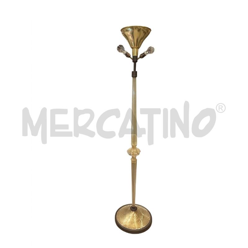 PIANTANA VETRO BAROVIER INCL ORO LIEVE DIFETTO | Mercatino dell'Usato Roma porta maggiore 1