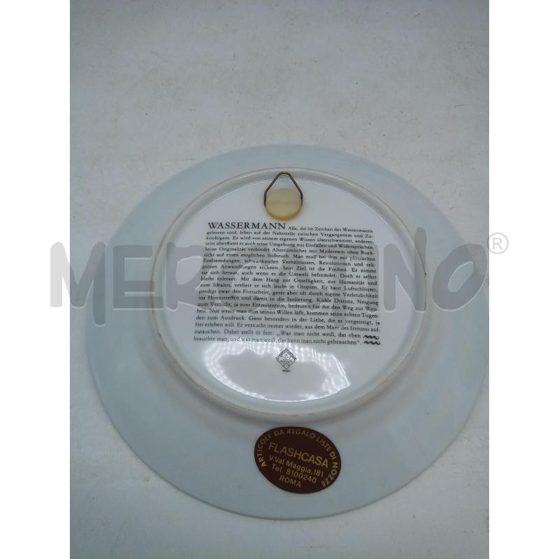 PIATTINO PORC BAVARIA FASCIA BLU TRITONE ORO | Mercatino dell'Usato Roma porta maggiore 4