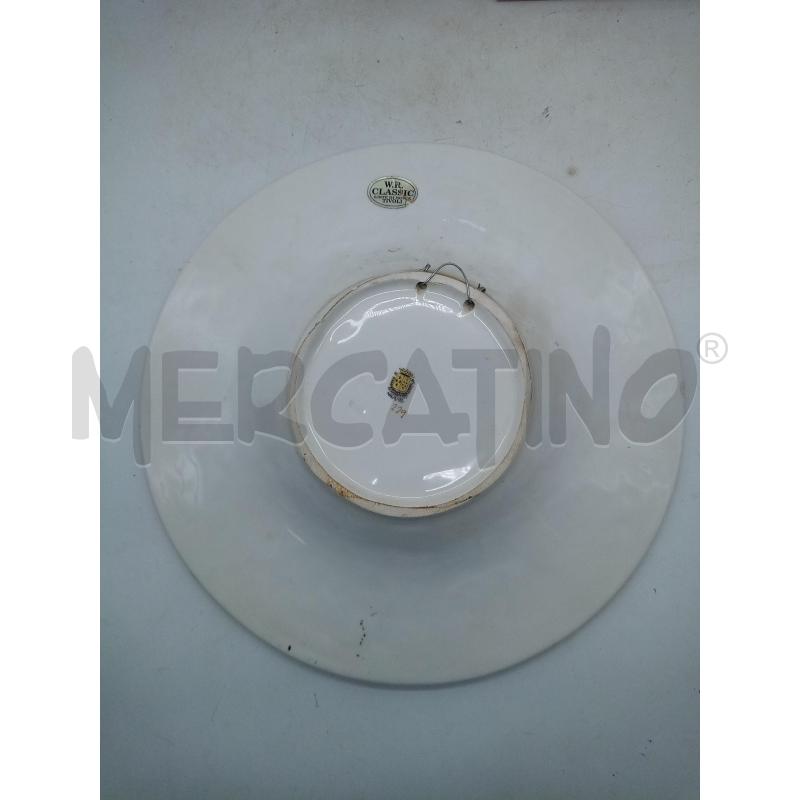 PIATTONE CERAMICA CDM PUTTI RILIEVO MASCHERONE | Mercatino dell'Usato Roma porta maggiore 4