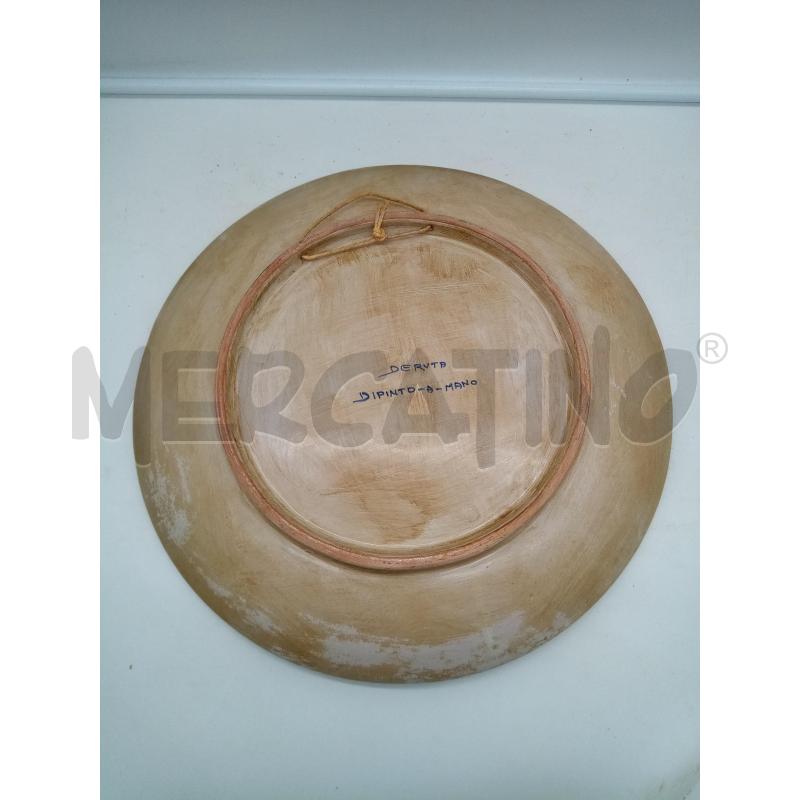 PIATTONE CERAMICA DERUTA PROFILO UOMO CAPPELLO | Mercatino dell'Usato Roma porta maggiore 3