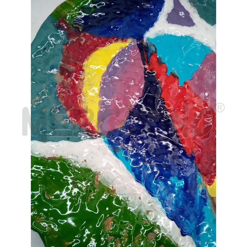 PIATTONE CERAMICA FORME GEOMETRICHE COLORATE | Mercatino dell'Usato Roma porta maggiore 2