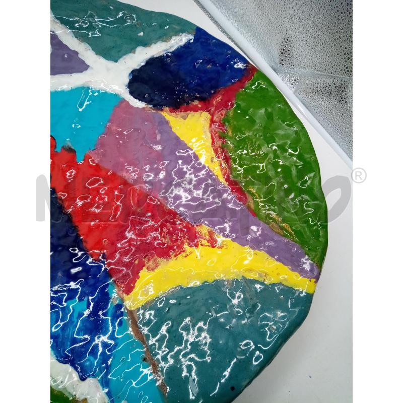 PIATTONE CERAMICA FORME GEOMETRICHE COLORATE | Mercatino dell'Usato Roma porta maggiore 3