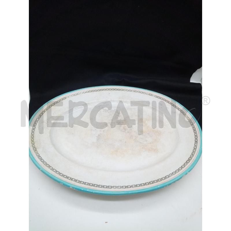 PIATTONE PORTATA TERRAGLIA ENG B AZZURRO CATENA | Mercatino dell'Usato Roma porta maggiore 1