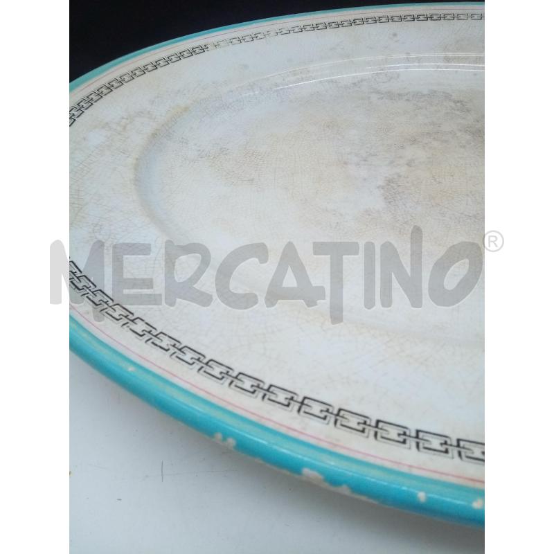 PIATTONE PORTATA TERRAGLIA ENG B AZZURRO CATENA | Mercatino dell'Usato Roma porta maggiore 2