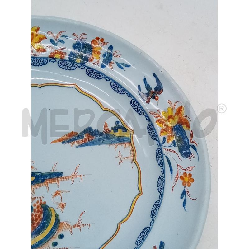 PIATTO CERAMICA FAENZA FERNIANI 1760 | Mercatino dell'Usato Roma porta maggiore 4