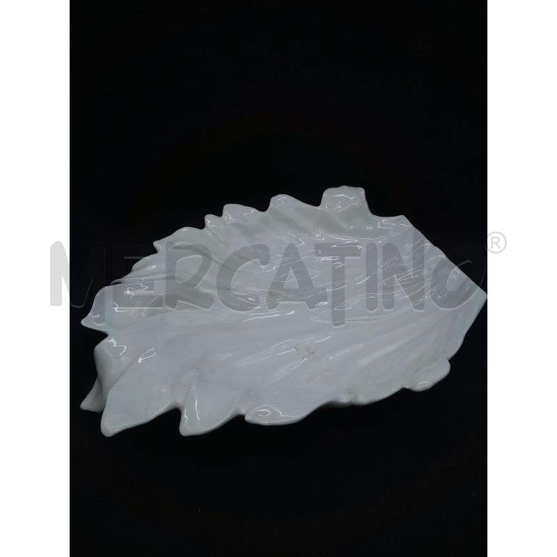 PIATTO CERAMICA TOMMASO BARBI FOGLIA   | Mercatino dell'Usato Roma porta maggiore 2
