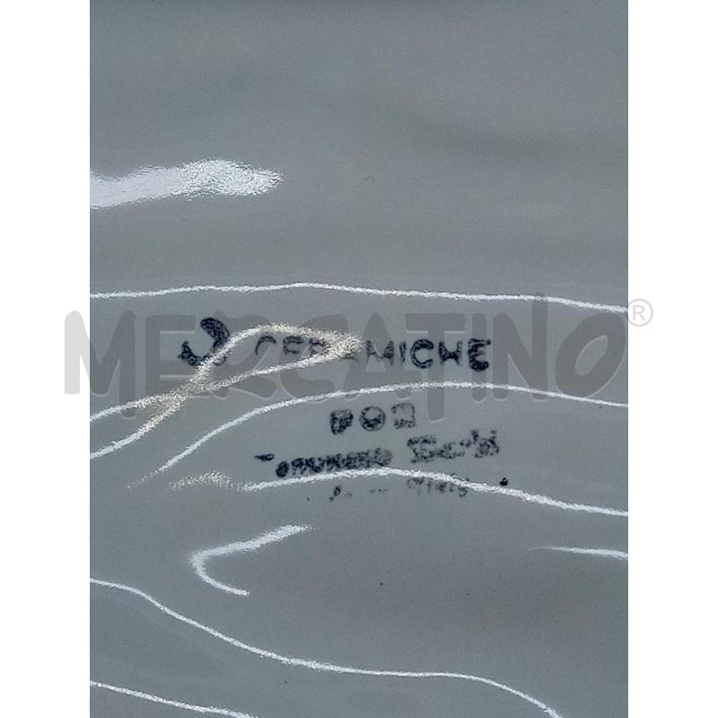 PIATTO CERAMICA TOMMASO BARBI FOGLIA   | Mercatino dell'Usato Roma porta maggiore 4