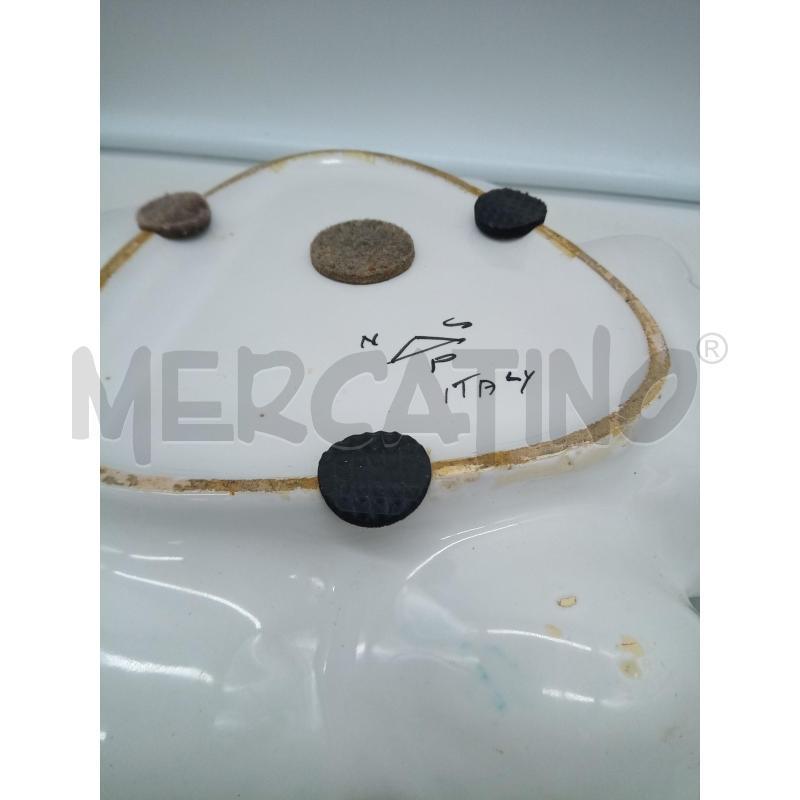 PIATTO DA PORTATA CERAMICA FORMA FOGLIA SMALTATA DIFETTO | Mercatino dell'Usato Roma porta maggiore 4