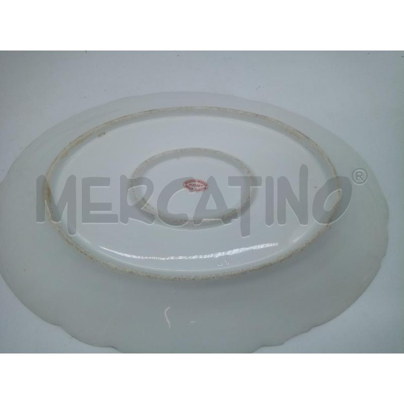 PIATTO OVALE PORC PITTORIA DI DOCCIA DECAL FIORI DIFETTI | Mercatino dell'Usato Roma porta maggiore 4