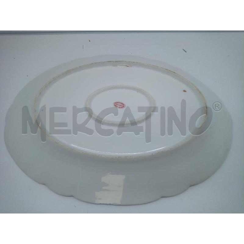PIATTO OVALE PORC PITTORIA DI DOCCIA DECAL FIORI DIFETTI | Mercatino dell'Usato Roma porta maggiore 4
