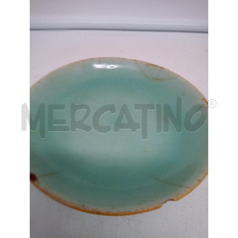 PIATTO PORCELLANA CELADON DIFETTI  | Mercatino dell'Usato Roma porta maggiore 1