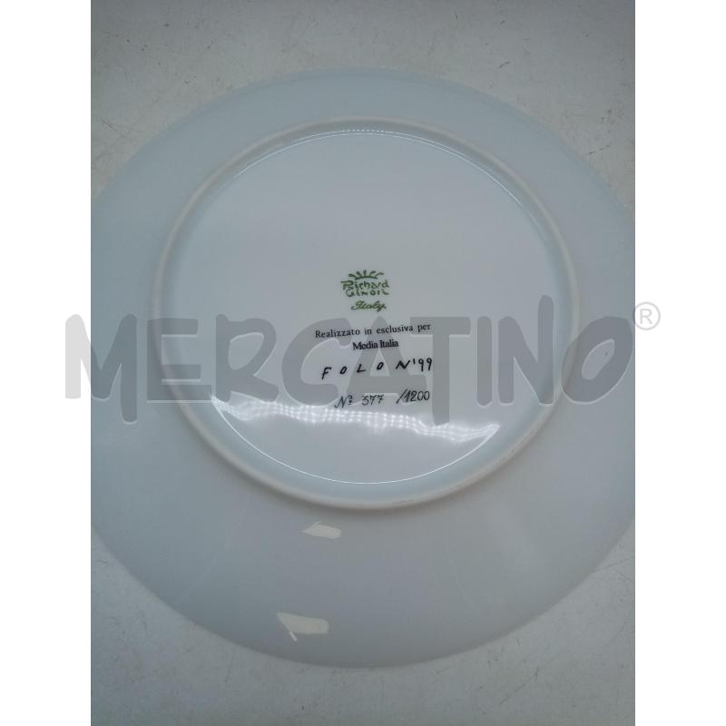 PIATTO PORC GINORI JEAN MICHEL FOLON | Mercatino dell'Usato Roma porta maggiore 3