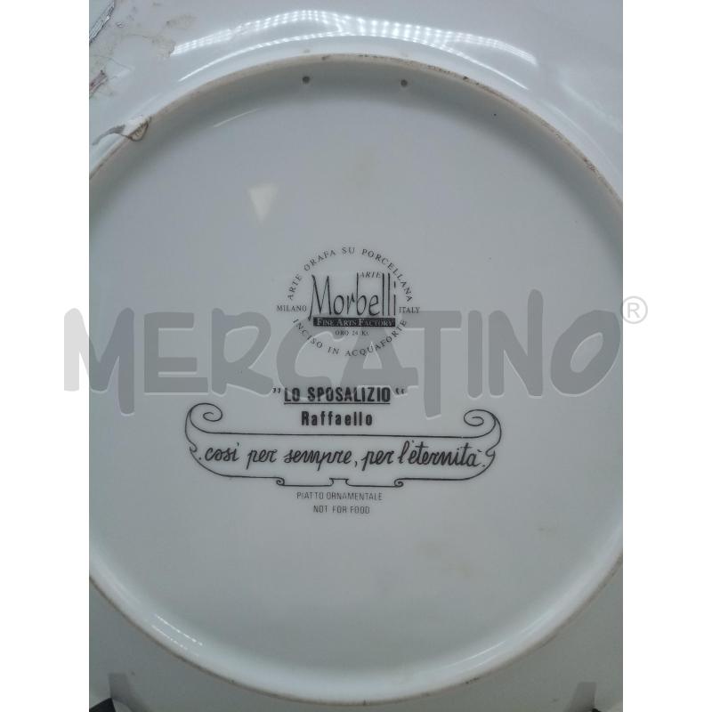 PIATTO PORC MORBELLI SPOSALIZIO VERGINE | Mercatino dell'Usato Roma porta maggiore 5