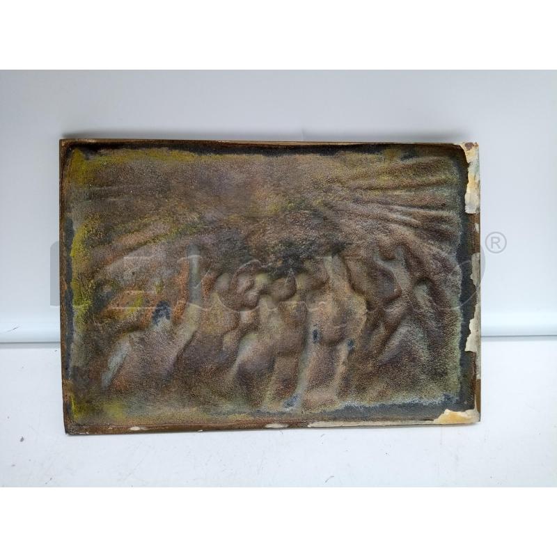 PLACCA BRONZO PACEM IN TERRIS | Mercatino dell'Usato Roma porta maggiore 4