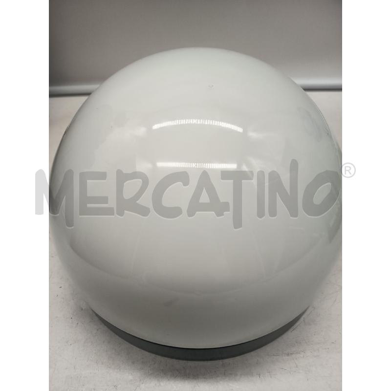 PLAFONIERA VETRO OPALINE BIANCO A VITE DET BLU SPACE AGE  | Mercatino dell'Usato Roma porta maggiore 2