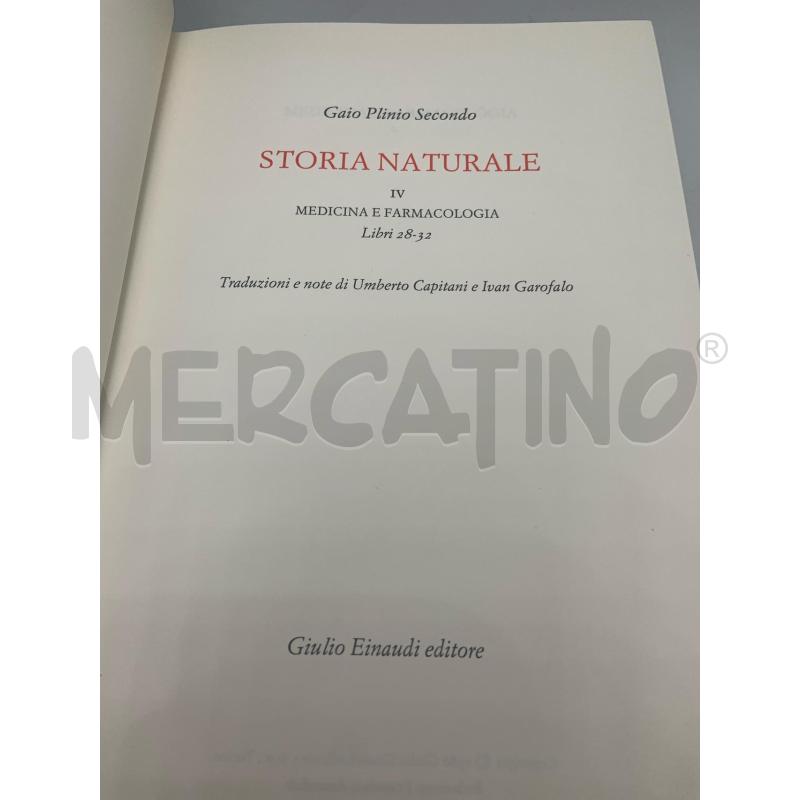 PLINIO - STORIA NATURALE IV | Mercatino dell'Usato Roma porta maggiore 2