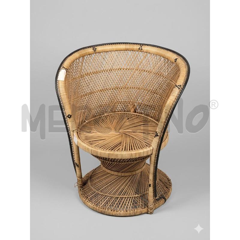 POLTRONCINA MIDOLLINO VIMINI | Mercatino dell'Usato Roma porta maggiore 1