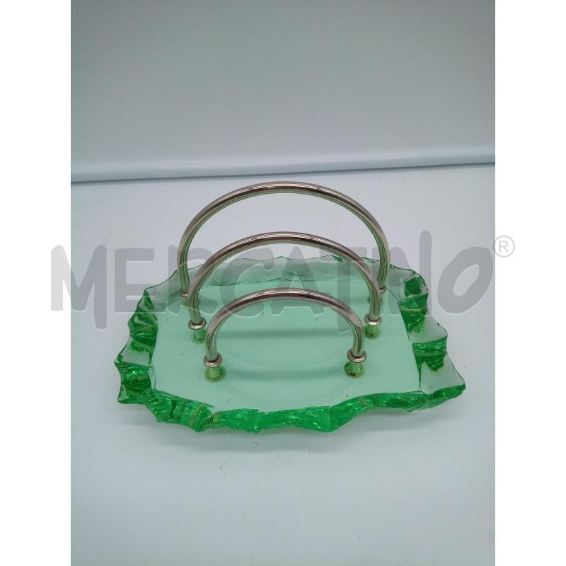 PORTA LETTERE BASE VETRO VERDE NILO | Mercatino dell'Usato Roma porta maggiore 3