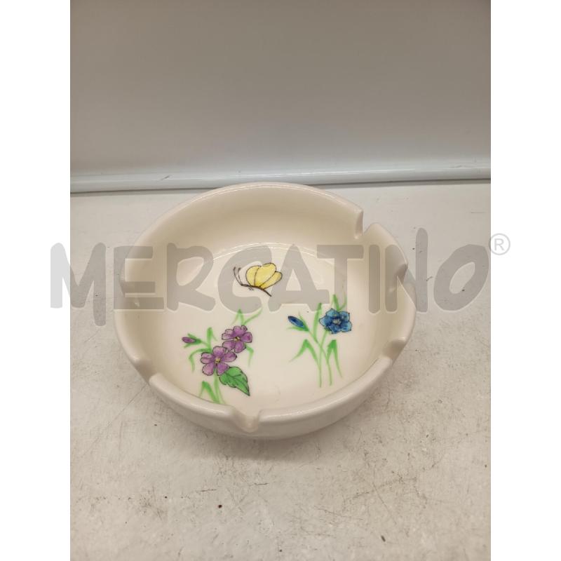 PORTA OLIVE CERAMICA ERNESTINE FIORI E FARFALLE  | Mercatino dell'Usato Roma porta maggiore 1