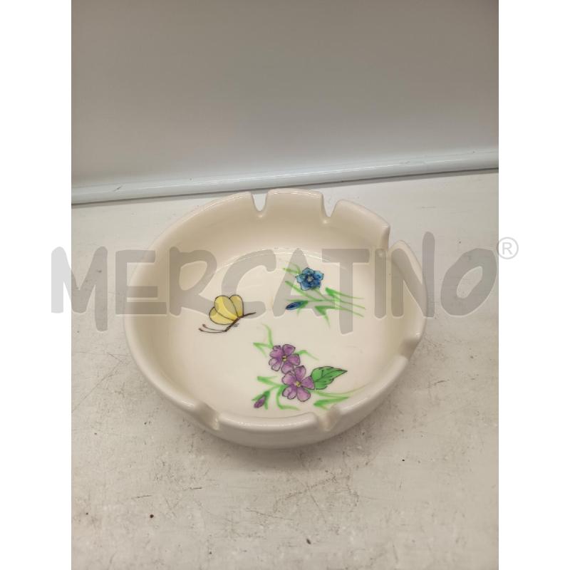 PORTA OLIVE CERAMICA ERNESTINE FIORI E FARFALLE  | Mercatino dell'Usato Roma porta maggiore 5