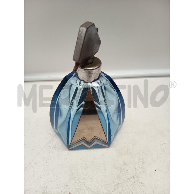 PORTA PROFUMO ART DECO AZZURRO MANCANZE  | Mercatino dell'Usato Roma porta maggiore 2