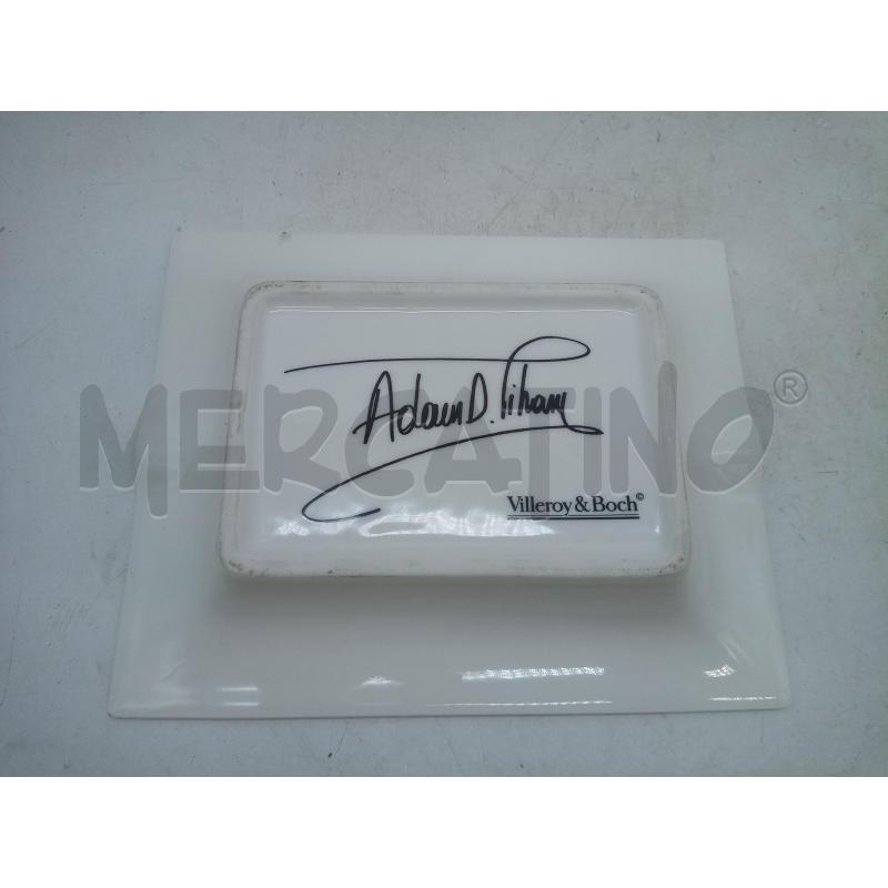 POSACENERE PORC VILLEROY BOCH ADAM TIHAN  MEZZELUNE TONI GIALLI   | Mercatino dell'Usato Roma porta maggiore 3