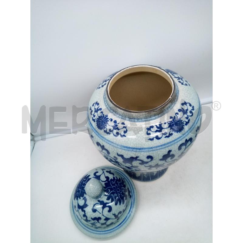 POTICHE CERAMICA CHINA DECORO BLU  | Mercatino dell'Usato Roma porta maggiore 4