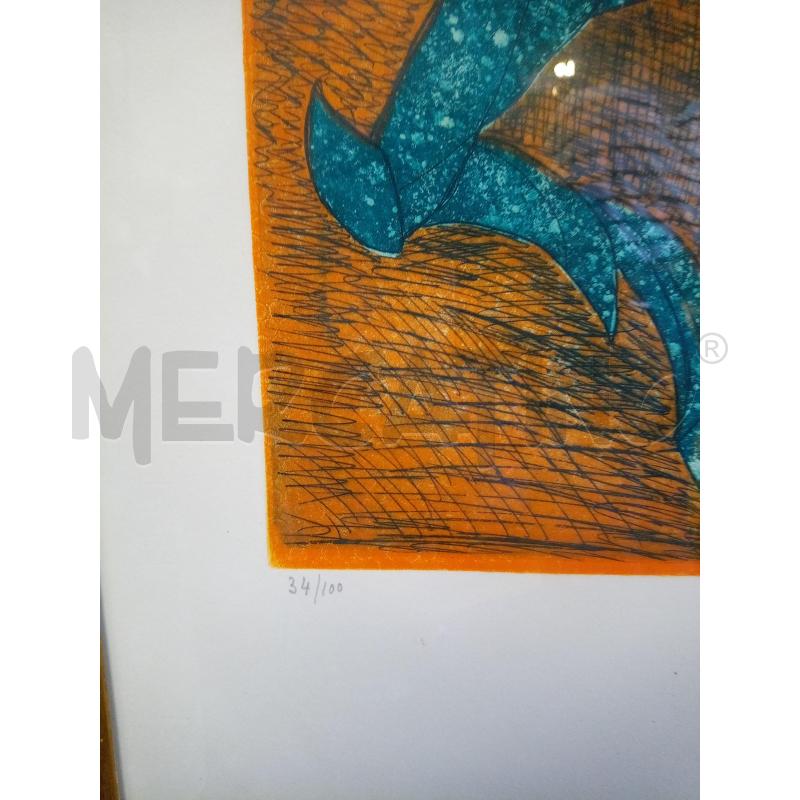 QUADRO ACQUAFORTE PECHEUR SUR LA PLAGE | Mercatino dell'Usato Roma porta maggiore 3