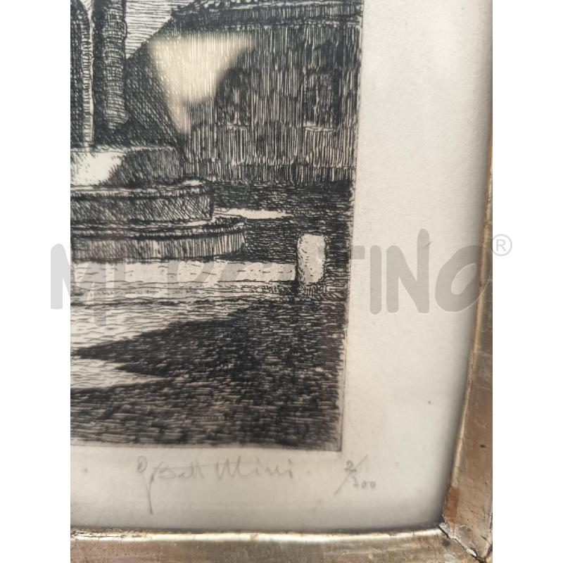 QUADRO ACQUAFORTE SCORCIO SAN GIOVANNI PORTA LATINA  | Mercatino dell'Usato Roma porta maggiore 4