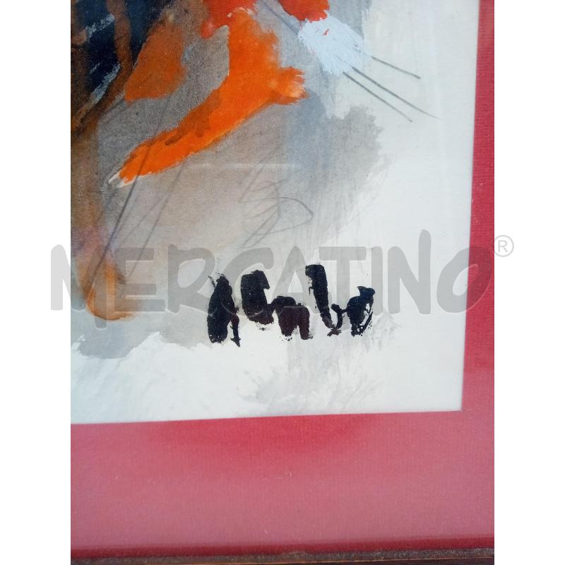 QUADRO ACQUERELLI VOLTO STALIN | Mercatino dell'Usato Roma porta maggiore 2
