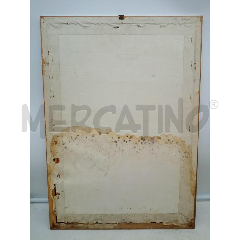 QUADRO ACQUERELLO NINFE DEL LAGO | Mercatino dell'Usato Roma porta maggiore 5