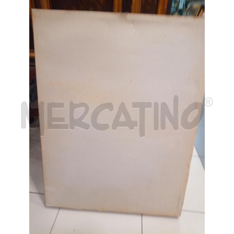 QUADRO ACQUERELLO SCORCIO CITTA NORDICA  | Mercatino dell'Usato Roma porta maggiore 4